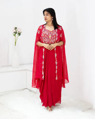 Handworked 3Pc Indo-Western Outfit
