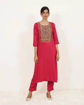 Ajrakh Printed 3Pc Salwar Suit