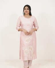 3Pc Salwar Suit with Applique Work