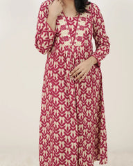 Printed A-line 3Pc Salwar Suit