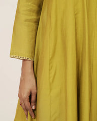 Solid Panel Cut 3Pc Anarkali