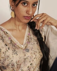 Printed Brocade 3Pc Salwar Suit