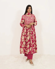 Printed 3Pc Anarkali Suit