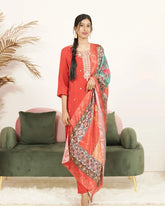 Embroidered 3Pc Salwar Suit