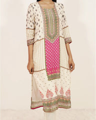Multi-printed handworked 3Pc Salwar Suit