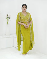 Handworked 3Pc Indo-Western Outfit