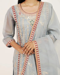 Heavy Embroidered 3Pc Salwar Suit