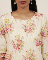 Printed 2Pc A-line Co-ord Set