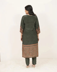 Printed 3Pc Salwar Suit with Minimal Handwork