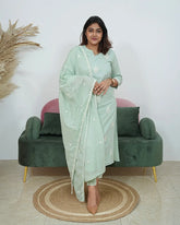 Embroidered 3Pc Salwar Suit