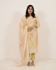 Floral Printed 3Pc Salwar Suit