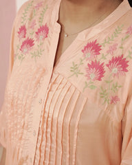 Embroidered Feeding Friendly 2Pc Co-ord Set