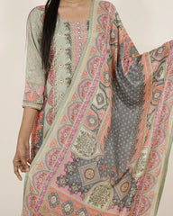 Multi-printed 3Pc Salwar Suit