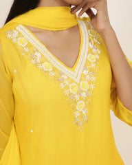 Minimal Handworked 3Pc Salwar Suit