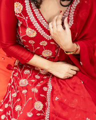 Handworked 3Pc Sharara Suit