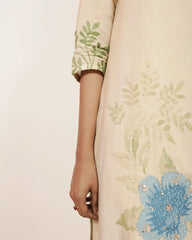 Minimal Handworked 3Pc Salwar Suit with Prints