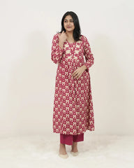 Printed A-line 3Pc Salwar Suit