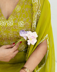 Handworked 3Pc Indo-Western Outfit