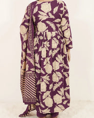 Printed 3Pc Anarkali Suit