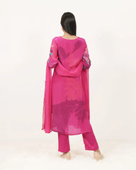 Floral Printed 3Pc Salwar Suit