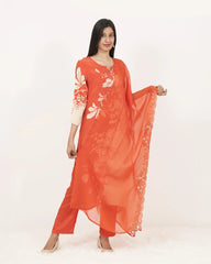 Floral Printed 3Pc Salwar Suit