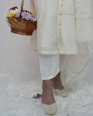 Mul chanderi premium anarkali