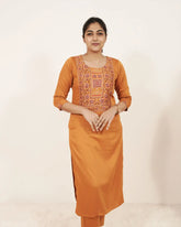 Ajrakh Printed 3Pc Salwar Suit