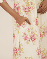 Printed 2Pc A-line Co-ord Set