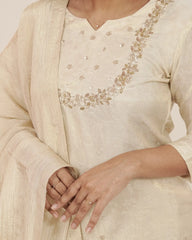 Minimal Handworked 3Pc Salwar Suit