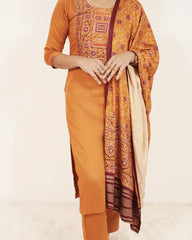 Ajrakh Printed 3Pc Salwar Suit