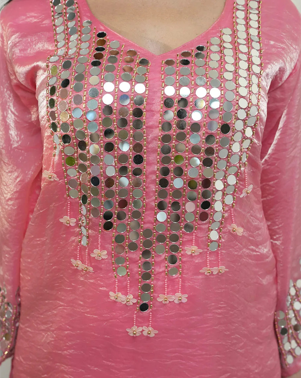 Fendi mirror worked co-ord set - pink