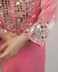 Fendi mirror worked co-ord set - pink