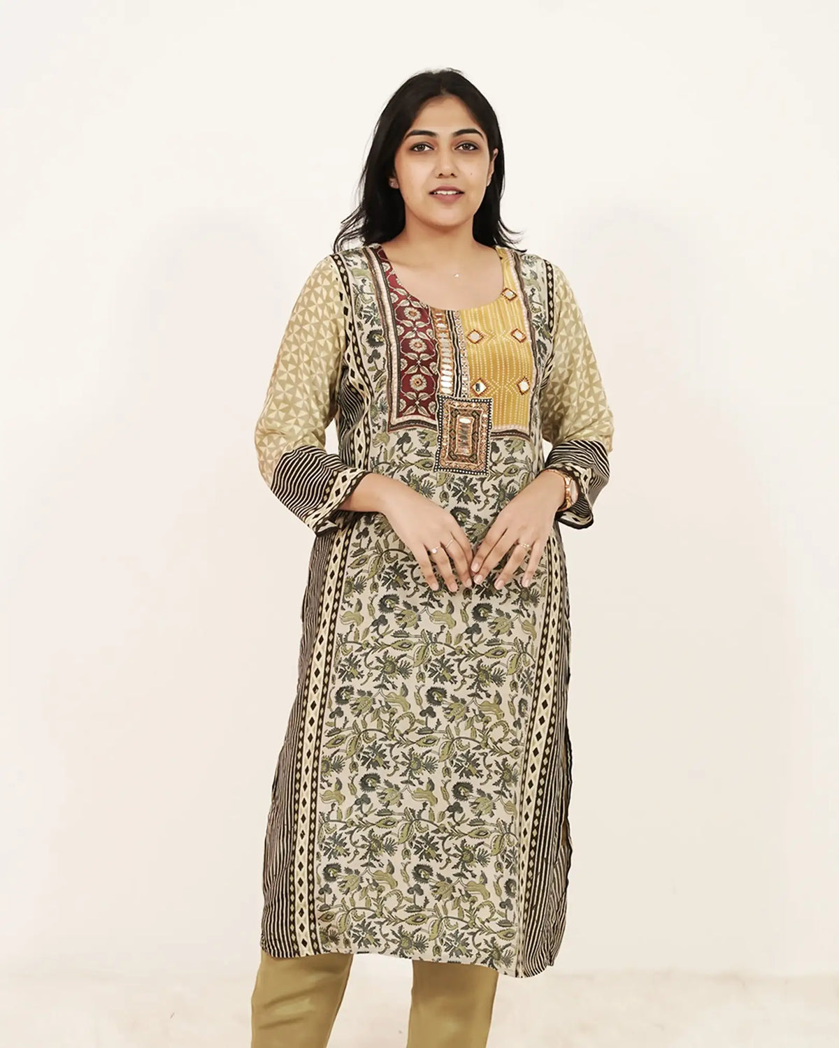 Multi-printed 3Pc Salwar Suit