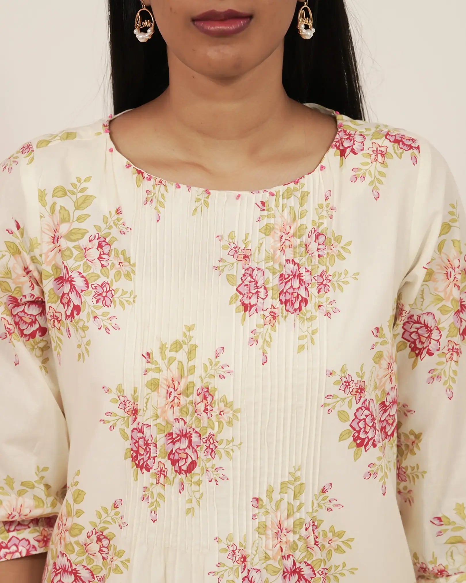 Printed 2Pc A-line Co-ord Set