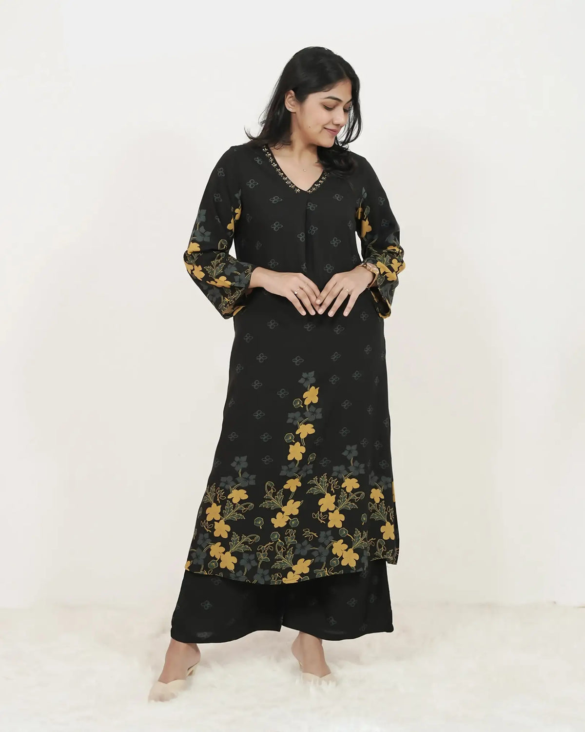 Floral Printed 2Pc Co-ord Set