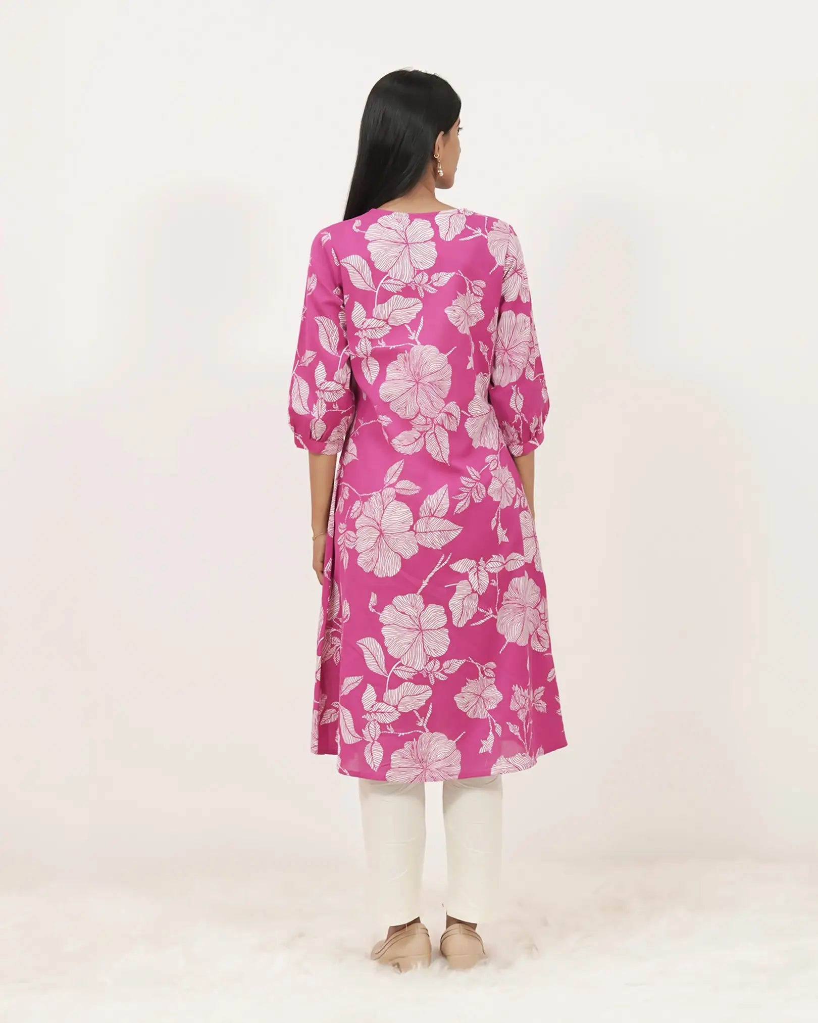 Printed 2Pc A-line Co-ord Set