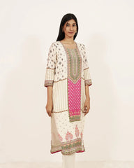 Multi-printed handworked 3Pc Salwar Suit