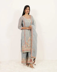 Heavy Embroidered 3Pc Salwar Suit
