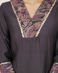 2Pc Co-ord Set with Printed Bottom