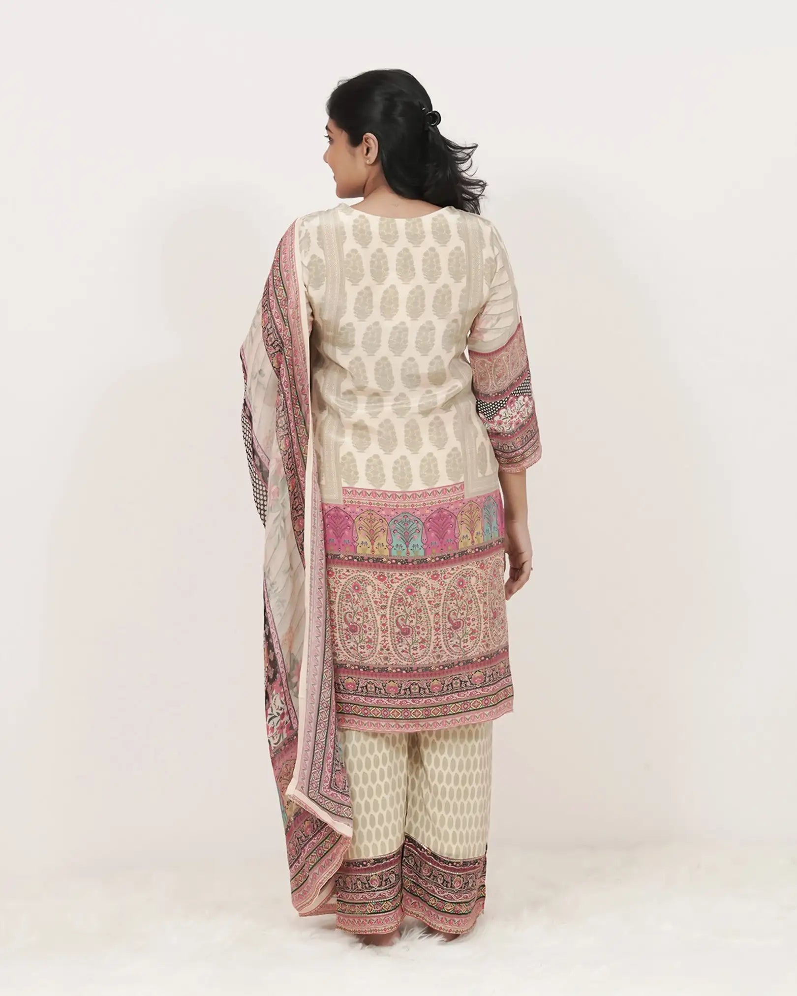 Multi-printed 3Pc Salwar Suit