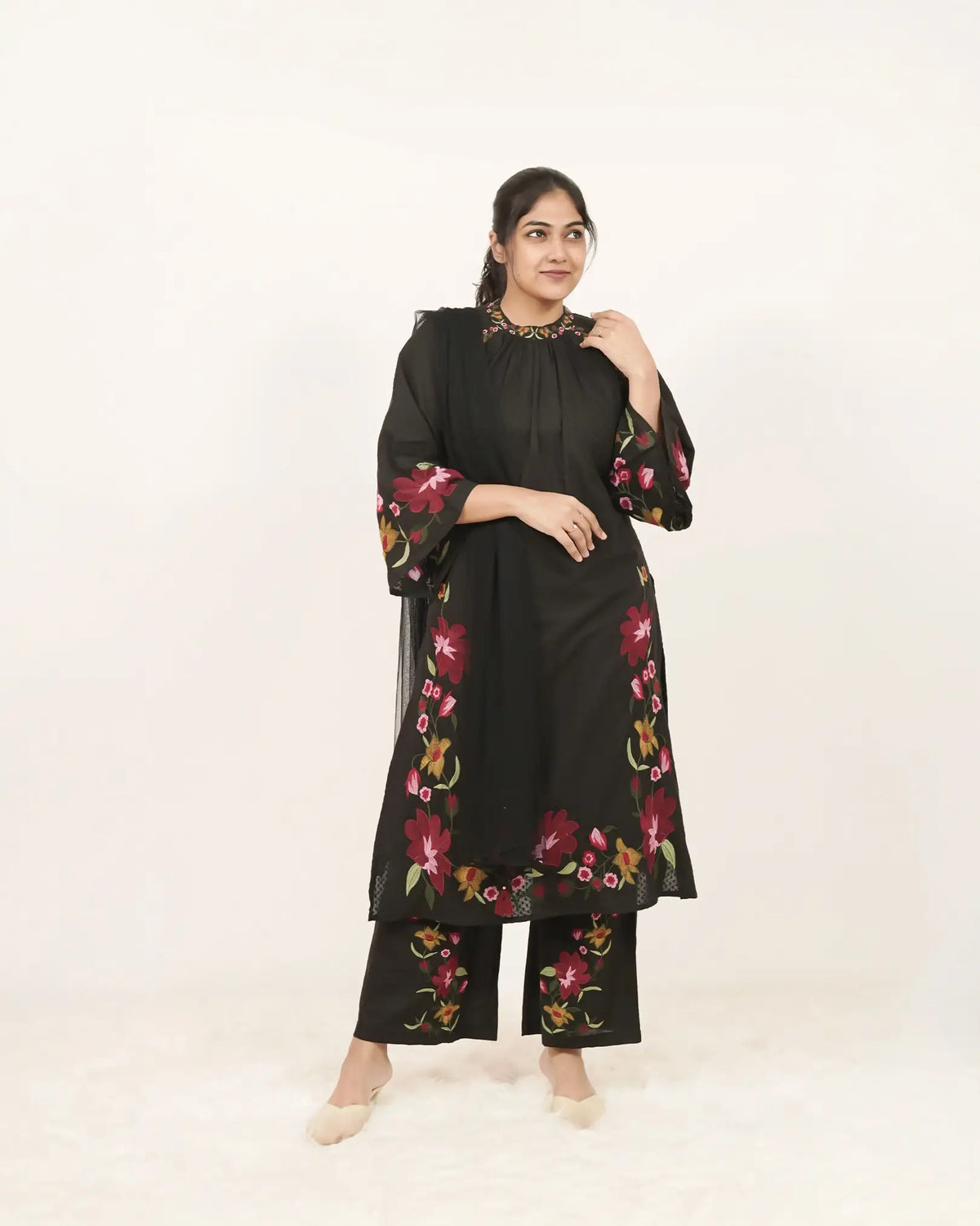 Embroidered 3Pc Salwar Suit