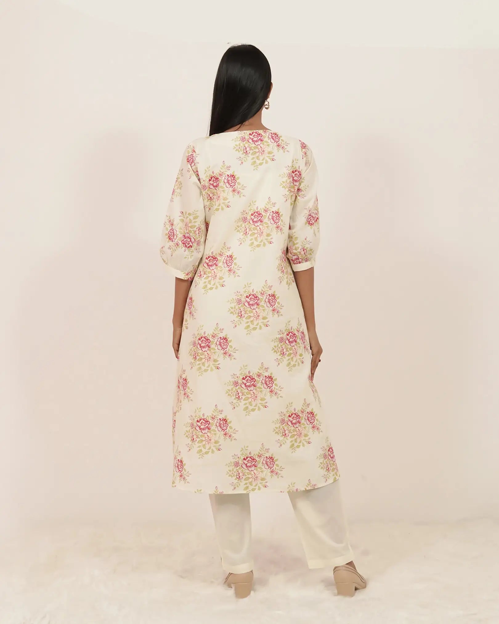 Printed 2Pc A-line Co-ord Set
