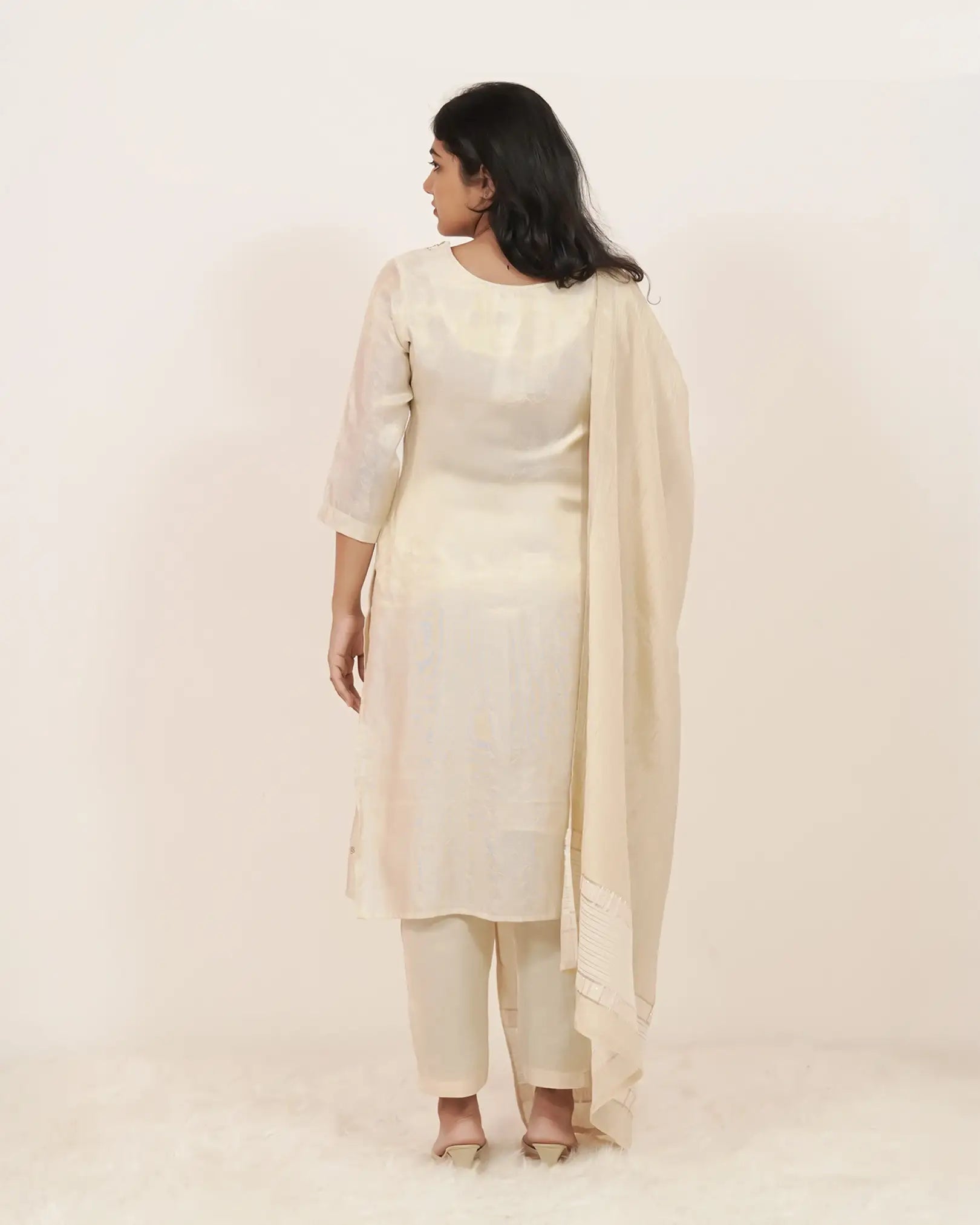 Minimal Handworked 3Pc Salwar Suit