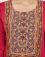 Ajrakh Printed 3Pc Salwar Suit