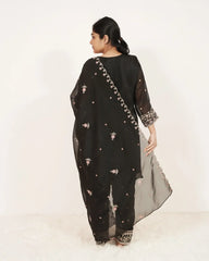 Embroidered 3Pc Short Salwar Suit