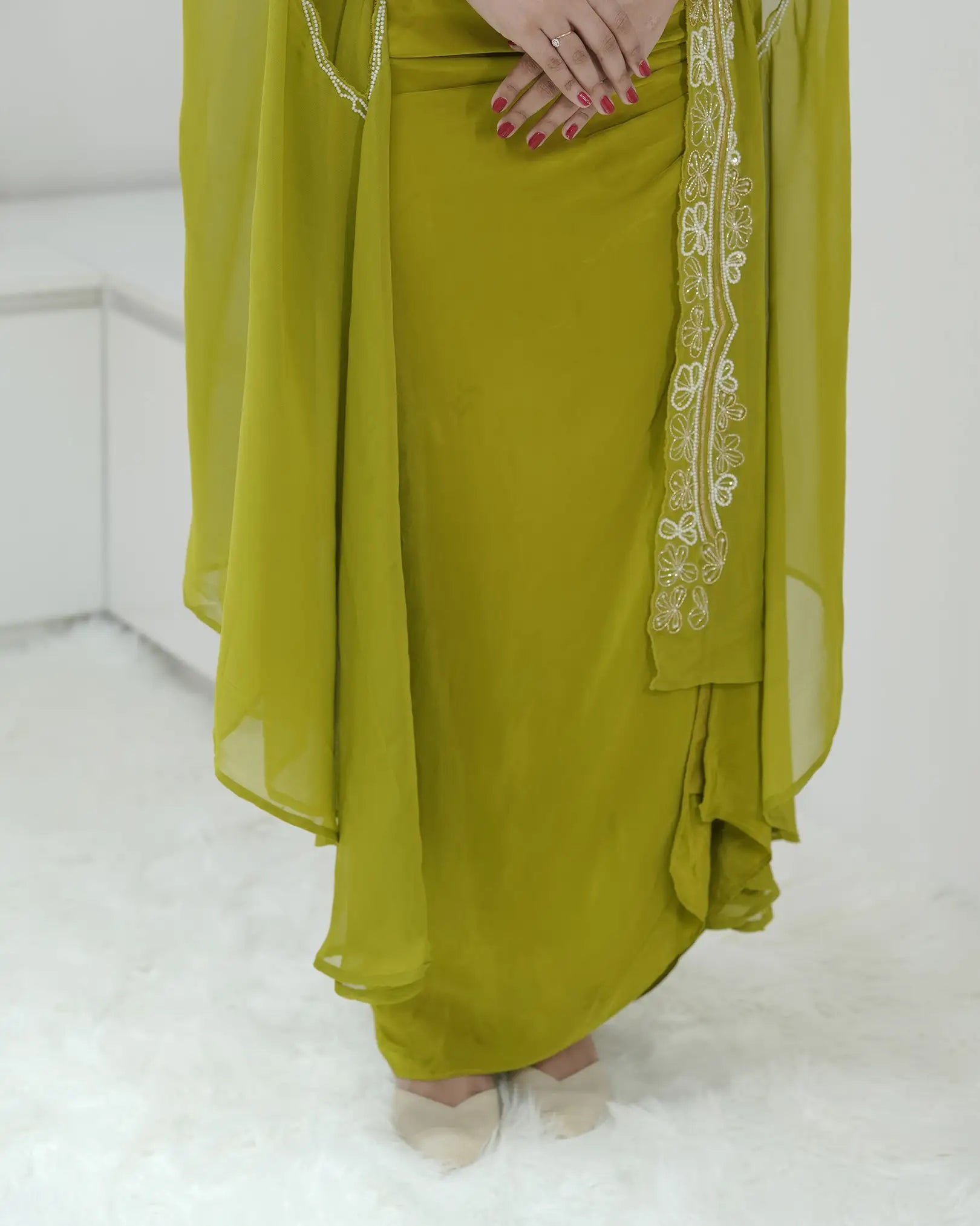 Handworked 3Pc Indo-Western Outfit