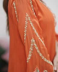 Georgette premium handworked anarkali