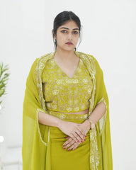Handworked 3Pc Indo-Western Outfit