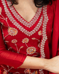 Handworked 3Pc Sharara Suit