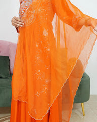 Handworked 2Pc Gown